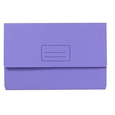 Bantex Document Wallet Manilla 230gsm Foolscap Purple