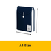 Bantex Top Load Attache File A4 Navy