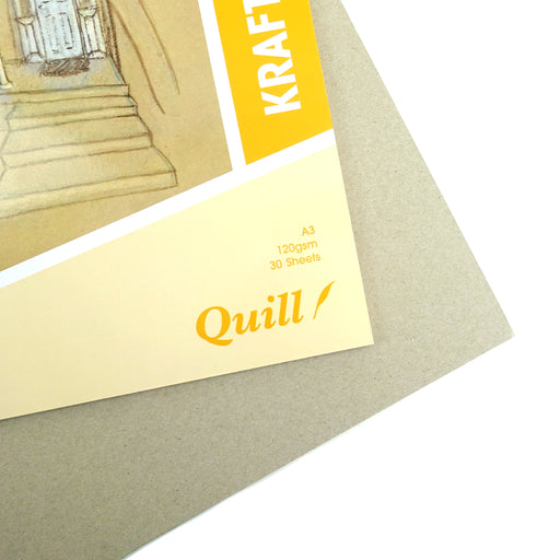 Quill Kraft Pad A3 120gsm 30 Sheets Portrait
