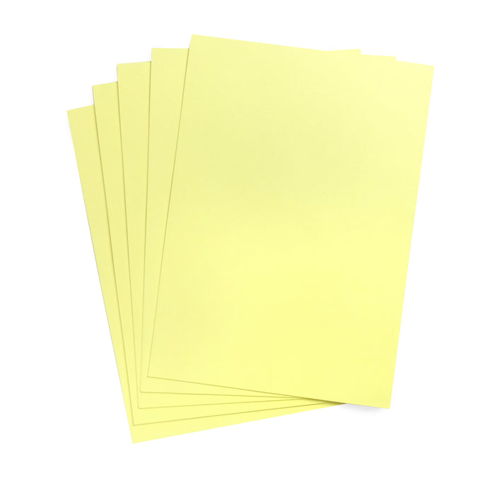 Quill Coloured Board A4, 160gsm – Pastel Yellow (Pack of 200)