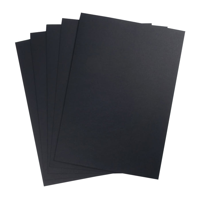 Quill Coloured Board A4, 160gsm – Black (Pack of 200)