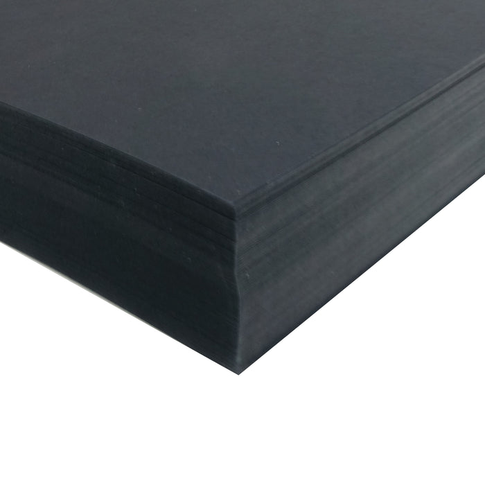 Quill Coloured Board A4, 160gsm – Black (Pack of 200)