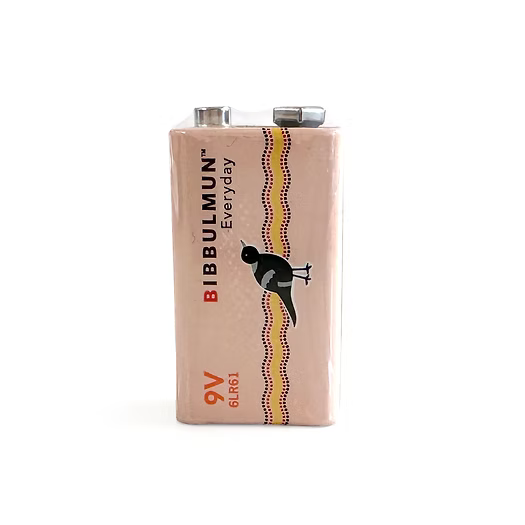 Bibbulmun Everyday 9V Batteries (12 Pack)