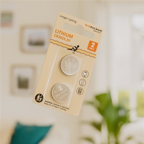 Bibbulmun Lithium CR2025 3V Battery (2 Pack) – Reliable Coin Cell