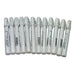 Bibbulmun Paint Markers 1-3mm Bullet Point White – Waterproof Medium Tip (Box of 12)