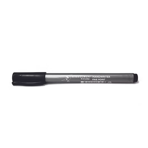 Bibbulmun Handwriter Fine Point Pen 0.6mm Black – Pack of 12