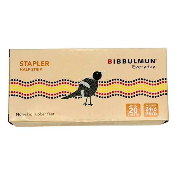 Bibbulmun Everyday Half Strip Metal Stapler – Accepts 24/ 6 & 26/ 6 Staples