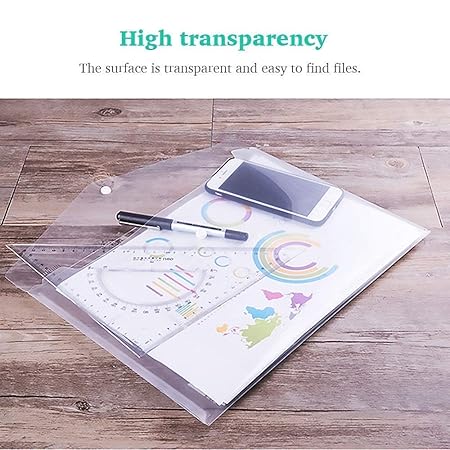 Bibbulmun A4 Document Wallet – Pack of 10 (Assorted Colours)