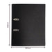 Bibbulmun PE Linen Lever Arch File A4 Black
