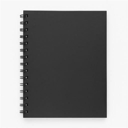 Bibbulmun Hardcover A5 size Notebook 200page - 7mm Ruled - Twin Spiral Wiro Binding - produced using Recycled Paper