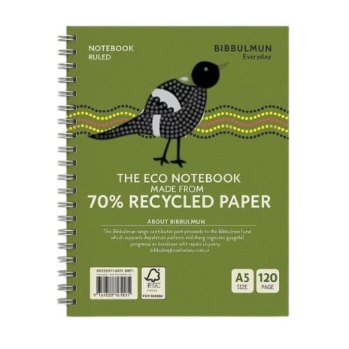 Bibbulmun Everyday A5 Wiro-Bound Notebook – 120 Ruled Pages