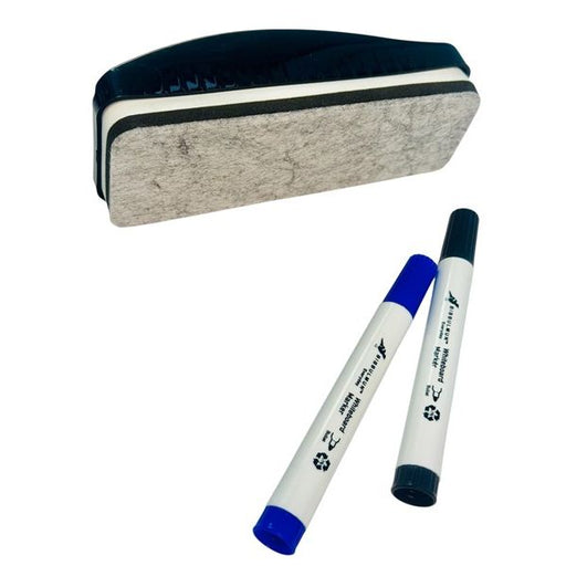 Bibbulmun Whiteboard Cleaner Magnetic with 2 Markers