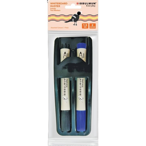 Bibbulmun Whiteboard Cleaner Magnetic with 2 Markers