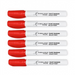 Bibbulmun Metal barrel Paint Markers – Medium Tip, Waterproof – For Glass, Wood, Metal– Red – 1–3mm Bullet Point – Box of 12