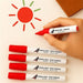 Bibbulmun Metal barrel Paint Markers – Medium Tip, Waterproof – For Glass, Wood, Metal– Red – 1–3mm Bullet Point – Box of 12