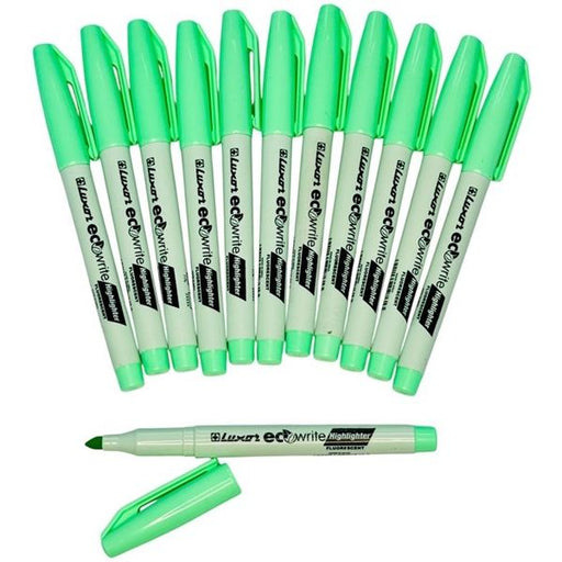 Luxor EcoWrite Highlighters –Chisel Tip