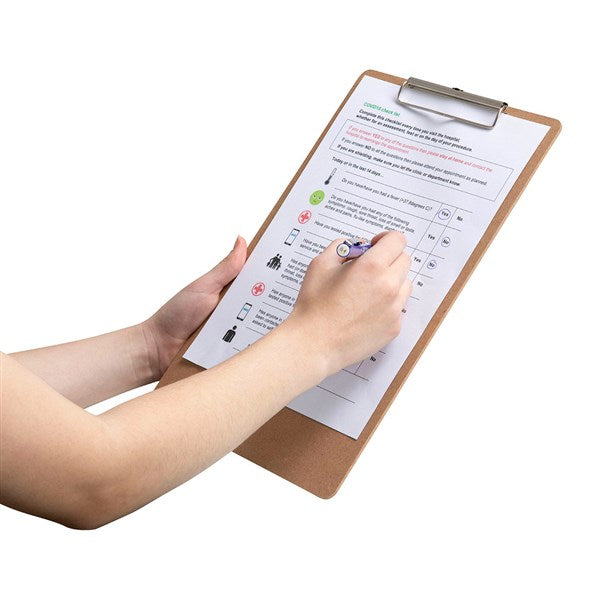 Premier Masonite Clipboard – FC Size with Flat Wire Clip