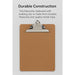 Premier Masonite Clipboard FC Size Bulldog Clip