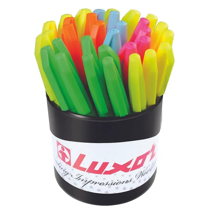 School Desktop Bulk Highlighters 36pcs Assorted Colours per Cup Holder Pack