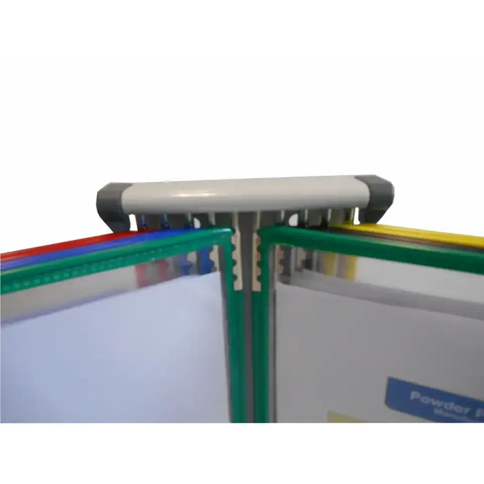 Tarifold Metal Wall Document Display System A4 10 Pockets Assorted