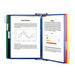 Tarifold Metal Wall Document Display System A4 10 Pockets Assorted
