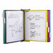 Tarifold Metal Wall Document Display System A4 10 Pockets Assorted