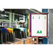 Tarifold Metal Wall Document Display System A4 10 Pockets Assorted