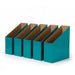Creative Kids Magazine Box 90 x 245 x 280mm Turquoise E5MB-T Pack of 5
