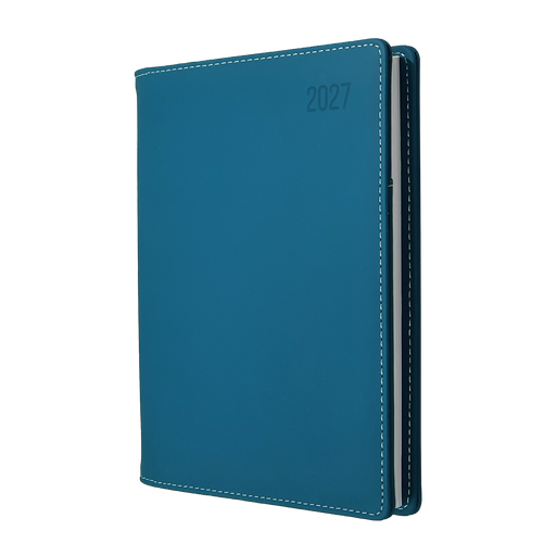 2027 Calendar Year Diary/Planner - 12 Month A4 Week to View - PU Padded Cover - Collins Associate