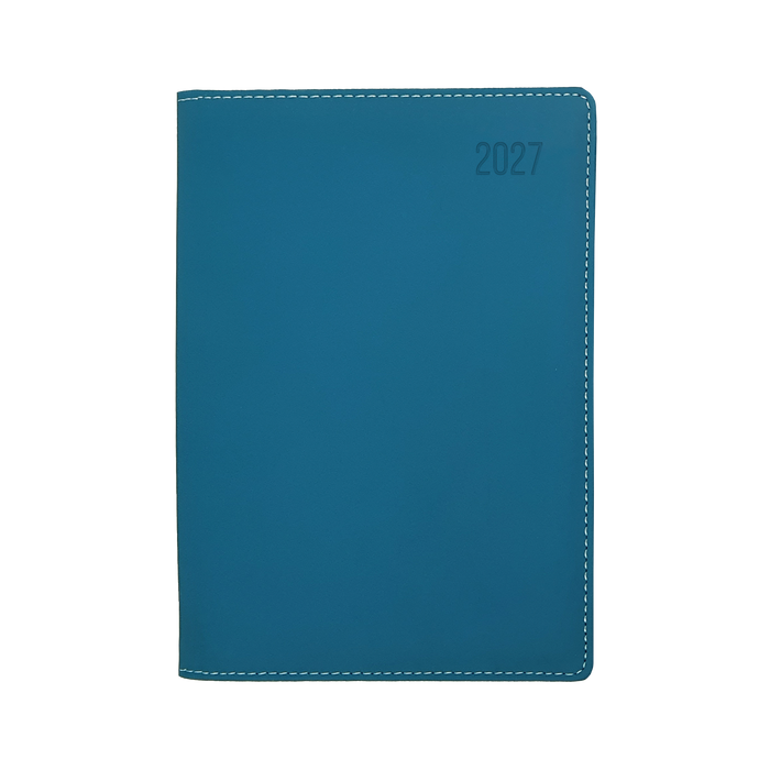 2027 Calendar Year Diary/Planner - 12 Month A4 Week to View - PU Padded Cover - Collins Associate