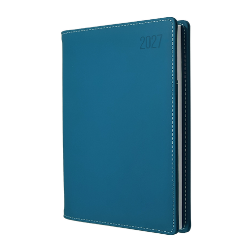 2027 Calendar Year Diary/Planner - 12 Month A5 Day to Page - PU Padded Cover - Collins Associate II