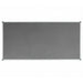 Visionchart Corporate Felt Pinboard Standard Frame 2400 x 1200mm Grey VF2412L