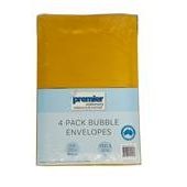 Bubble Envelopes Size D - 265mm x 180mm Pack/ 4 Peel & Seal