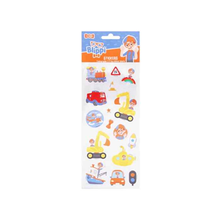 Blippi Stickers Holographic - 3pk