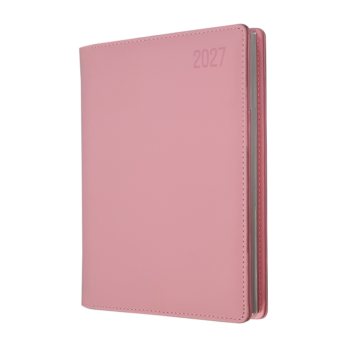 2027 Calendar Year Diary/Planner - 12 Month A5 Week to View - PU Padded Cover - Collins Associate