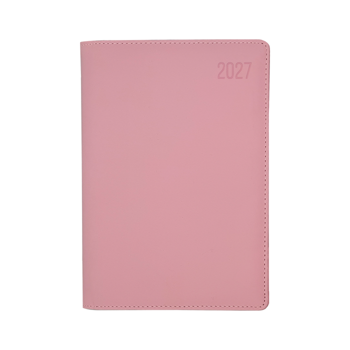 2027 Calendar Year Diary/Planner - 12 Month A5 Week to View - PU Padded Cover - Collins Associate