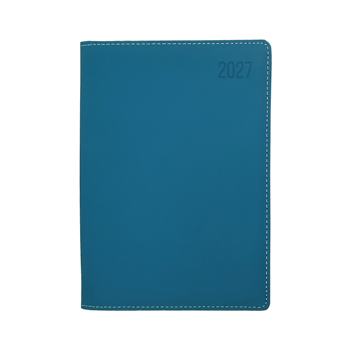 2027 Calendar Year Diary/Planner - 12 Month A5 Week to View - PU Padded Cover - Collins Associate