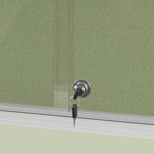 Visionchart BeNoticed Velour Pinboard Notice Case 1500 x 900mm Assorted