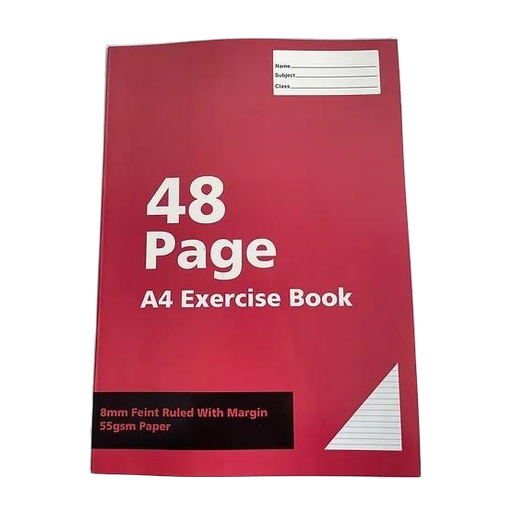 A4 Exercise Book 48 Pages