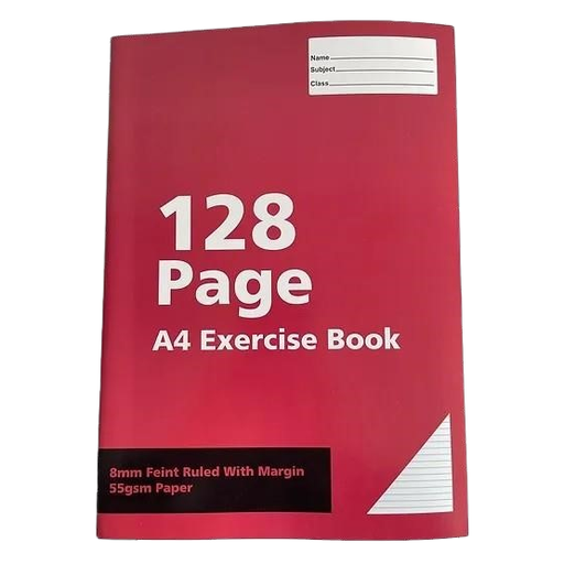 A4 Exercise Book 128 Pages