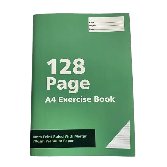 A4 Exercise Book 128 Pages