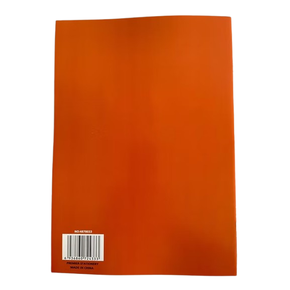 Premier A4 Exercise Book – 48 Pages, QLD Year 2 Ruled with Margin, 55gsm Paper