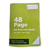 A4 70gsm Exercise Book 48 Pages