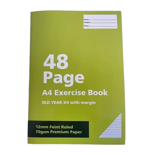 A4 70gsm Exercise Book 48 Pages