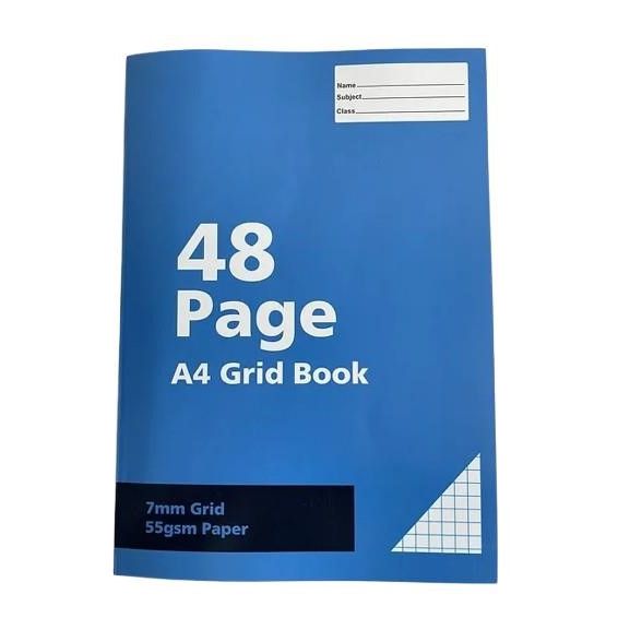 A4 Math Grid Book 55gsm 7mm 48 page
