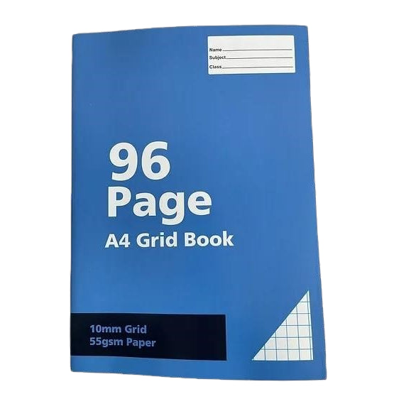 A4 Graph Exercise Book 96 Pages