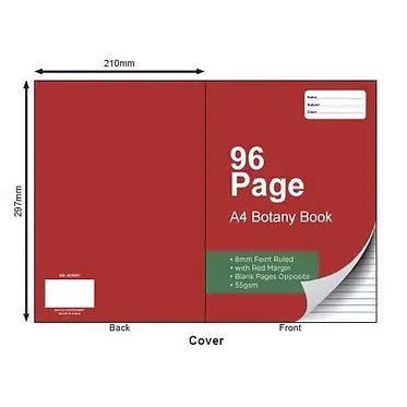 A4 Botany Book – 96 Page