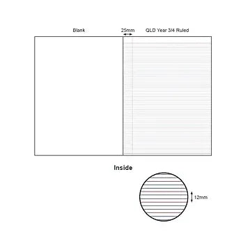 330x240mm Workbook 64 Pages