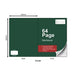 330x240mm Workbook 64 Pages