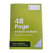 Premium A4 Exercise Book – 48 Pages, QLD Year 3/ 4 Ruled with Margin – 70gsm Paper (Pack of 12)
